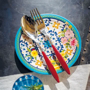 Sztućce do serwowania Feeling - Clear red, 2 części - Guzzini