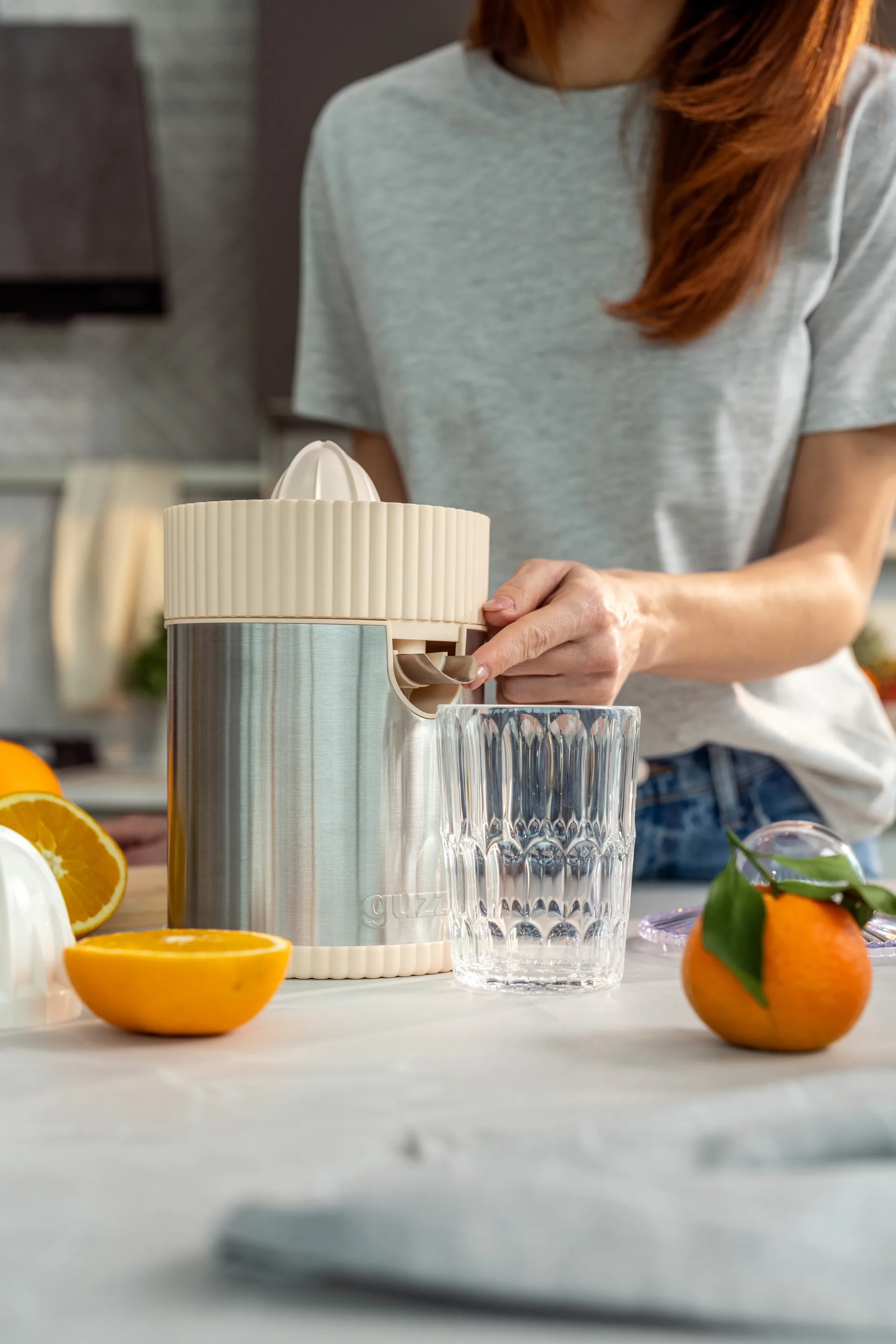 Wyciskarka elektryczna do soku Sous Chef, Cream Guzzini