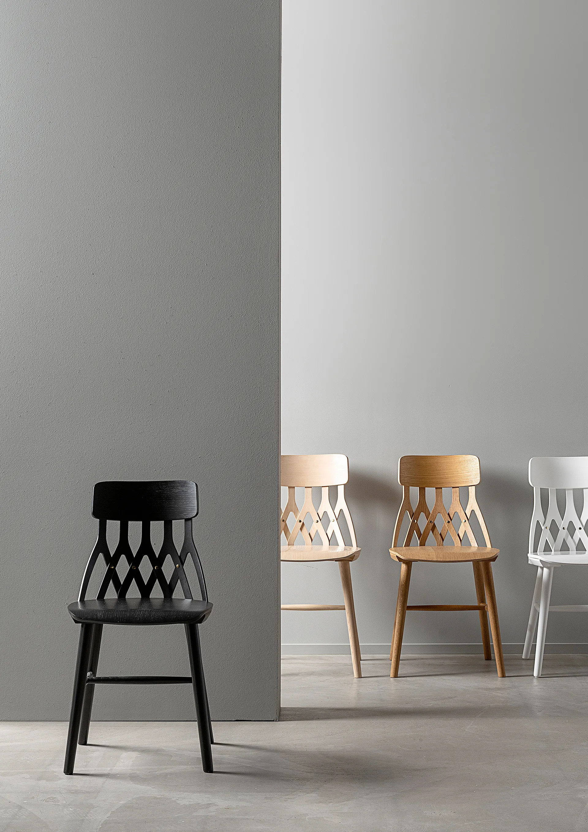 Krzesło Y5, Bejca - czarny jesion Hans K