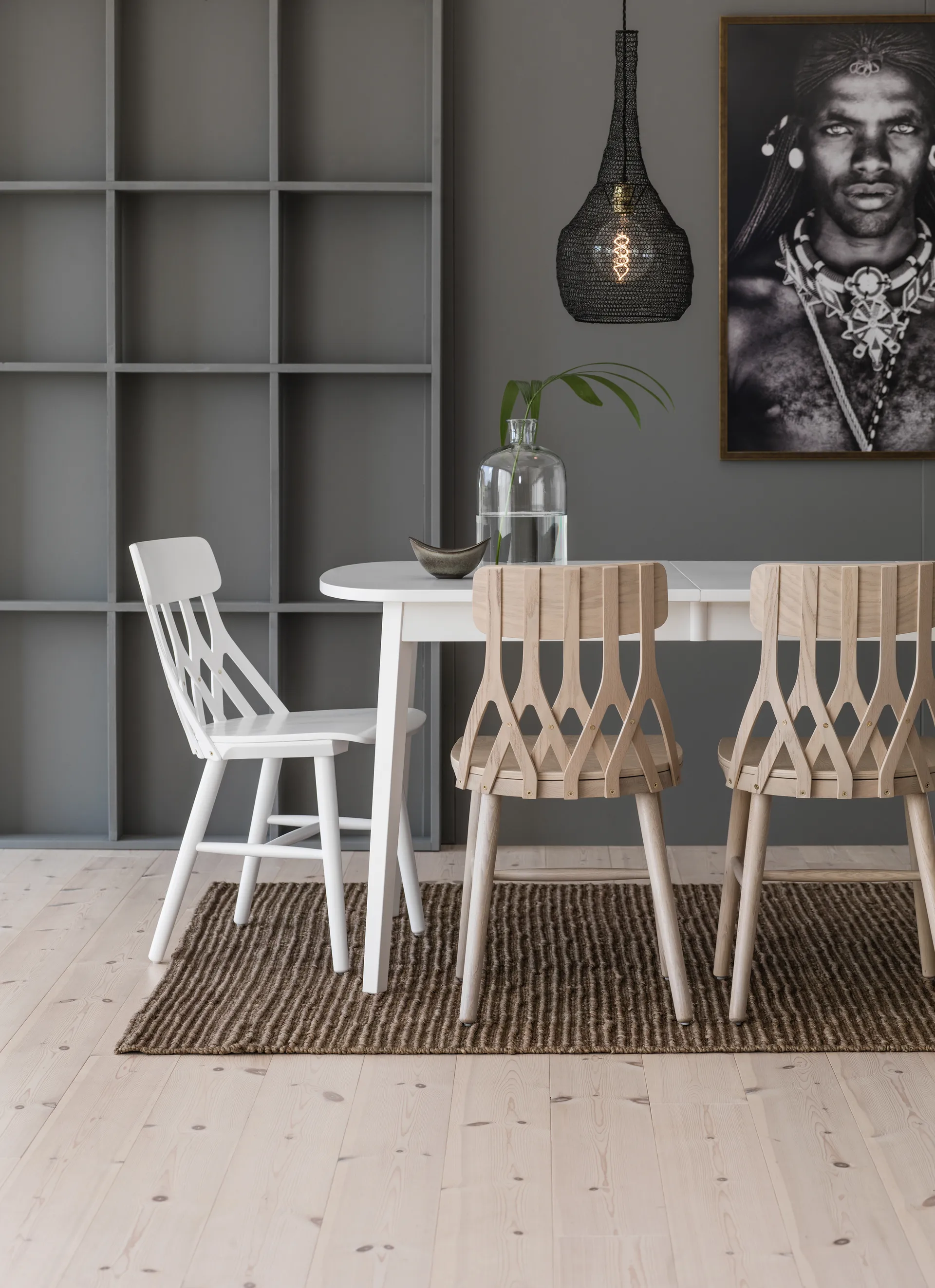 Krzesło Y5, Biała brzoza Hans K