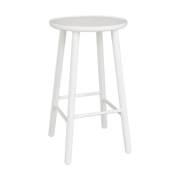 Taboret barowy okrągły ZigZag 63 cm - Biała brzoza - Hans K