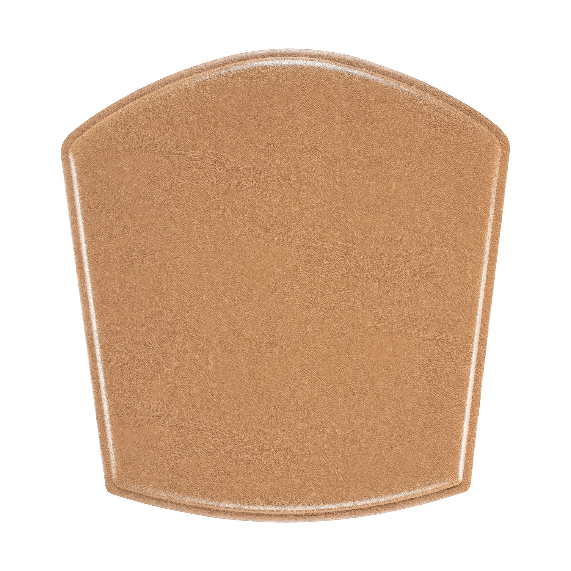 ZigZag poduszka na krzesło, Skóra bonded, camel Hans K