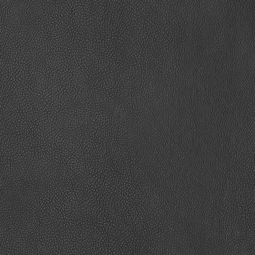 ZigZag poduszka na krzesło, Skóra bonded, czarny Hans K