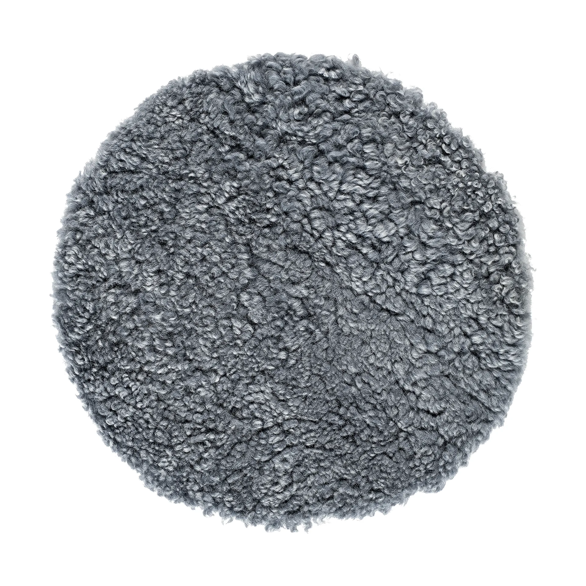 ZigZag poduszka na krzesło/krzesło barowe, Skóra owcza, grafit Hans K