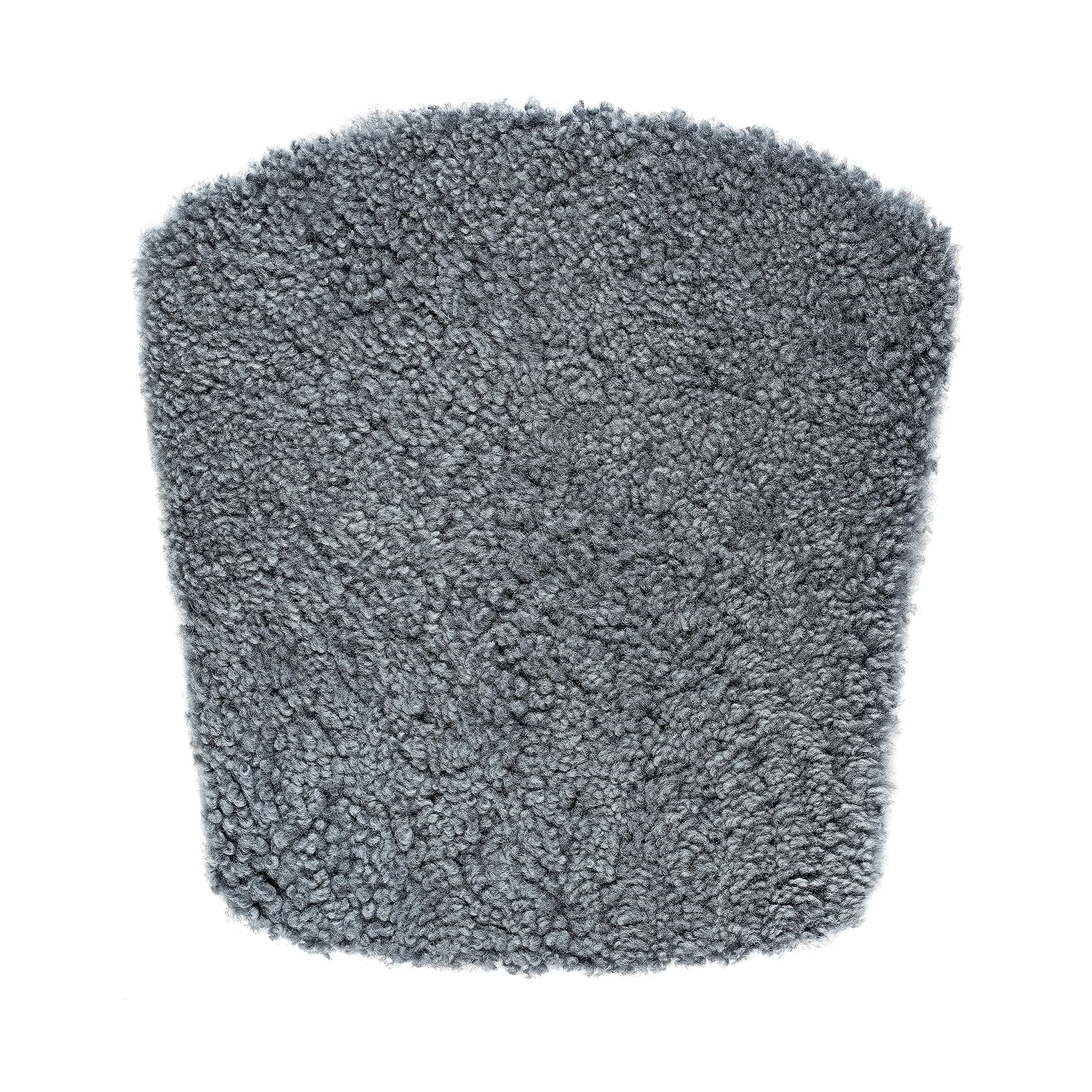 ZigZag poduszka na stołek dziecięcy/barowy, Skóra owcza, grafit Hans K