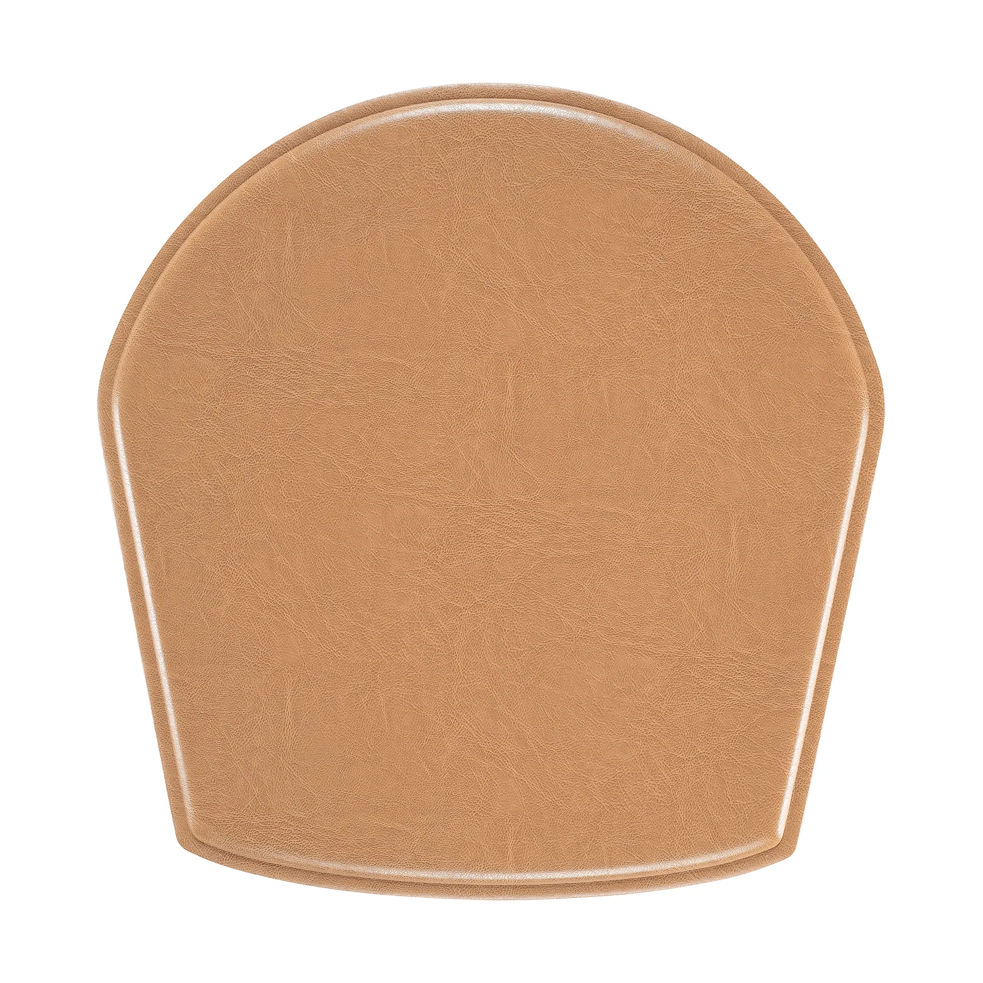 ZigZag poduszka na stołek/krzesło barowe, Skóra bonded, camel Hans K