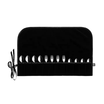 Etui na sztućce deserowe Hardanger - Czarne - Hardanger Bestikk