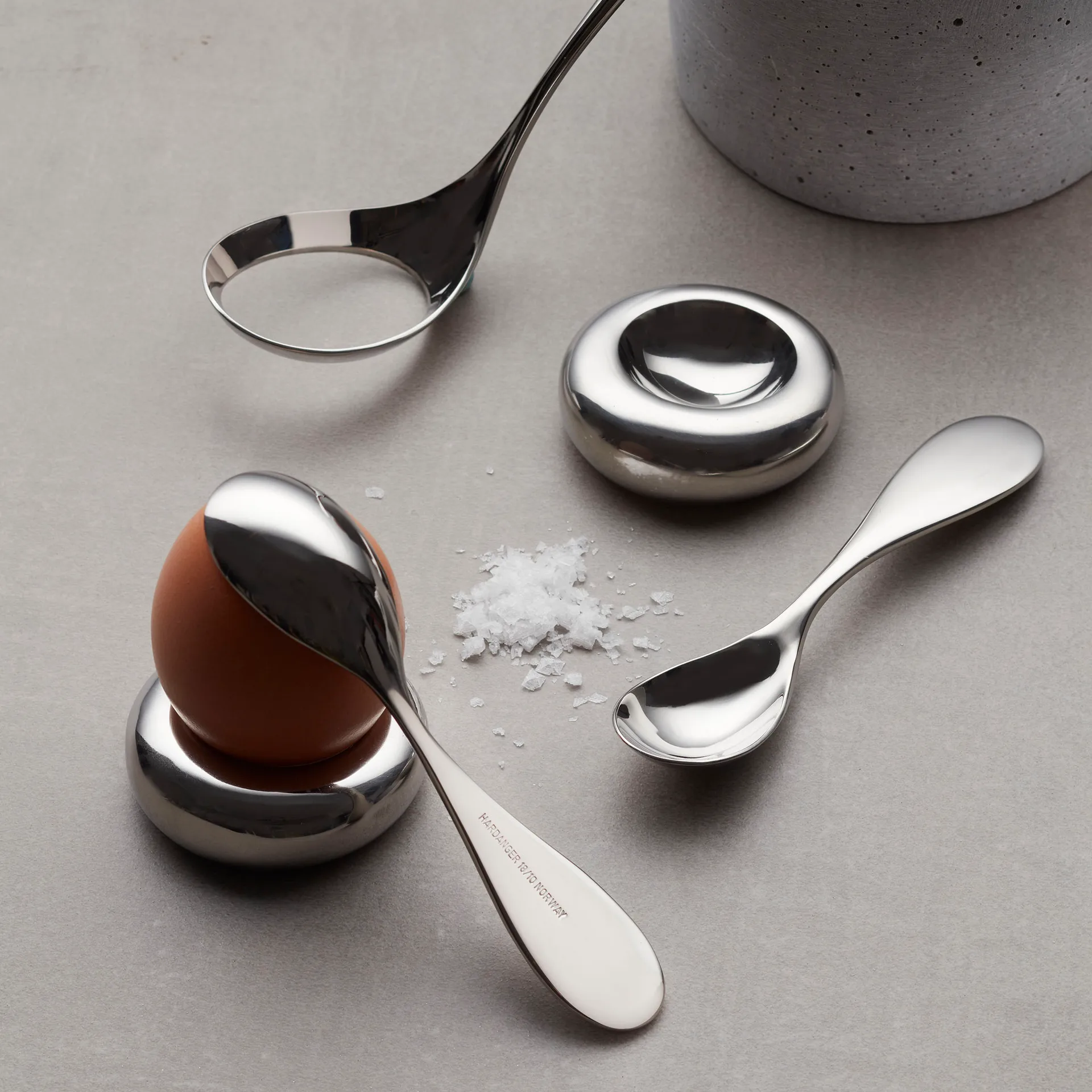 FIliżanki do jajek Hardanger, stal nierdzewna Hardanger Bestikk