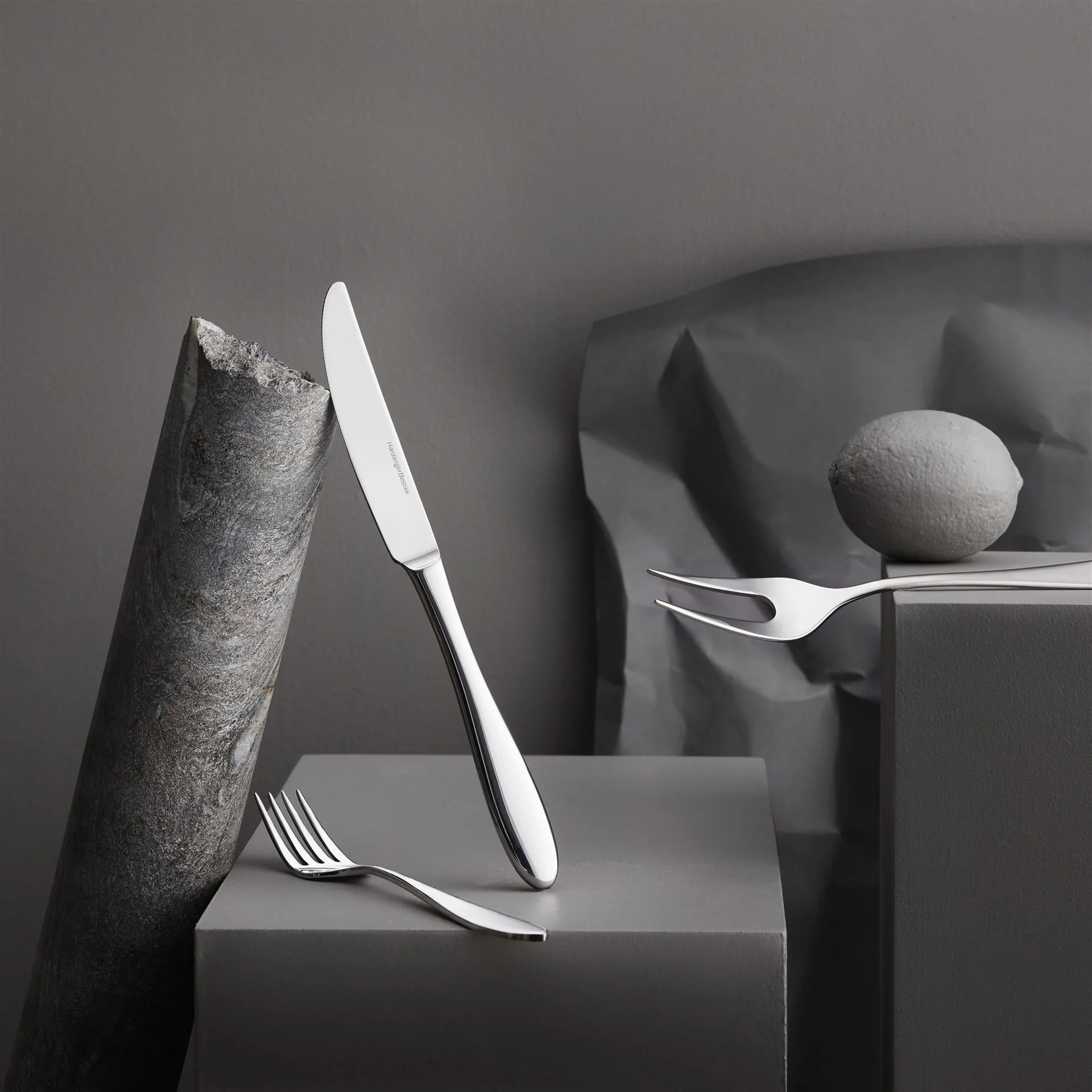 Nóż stołowy Fjord, Stal nierdzewna Hardanger Bestikk