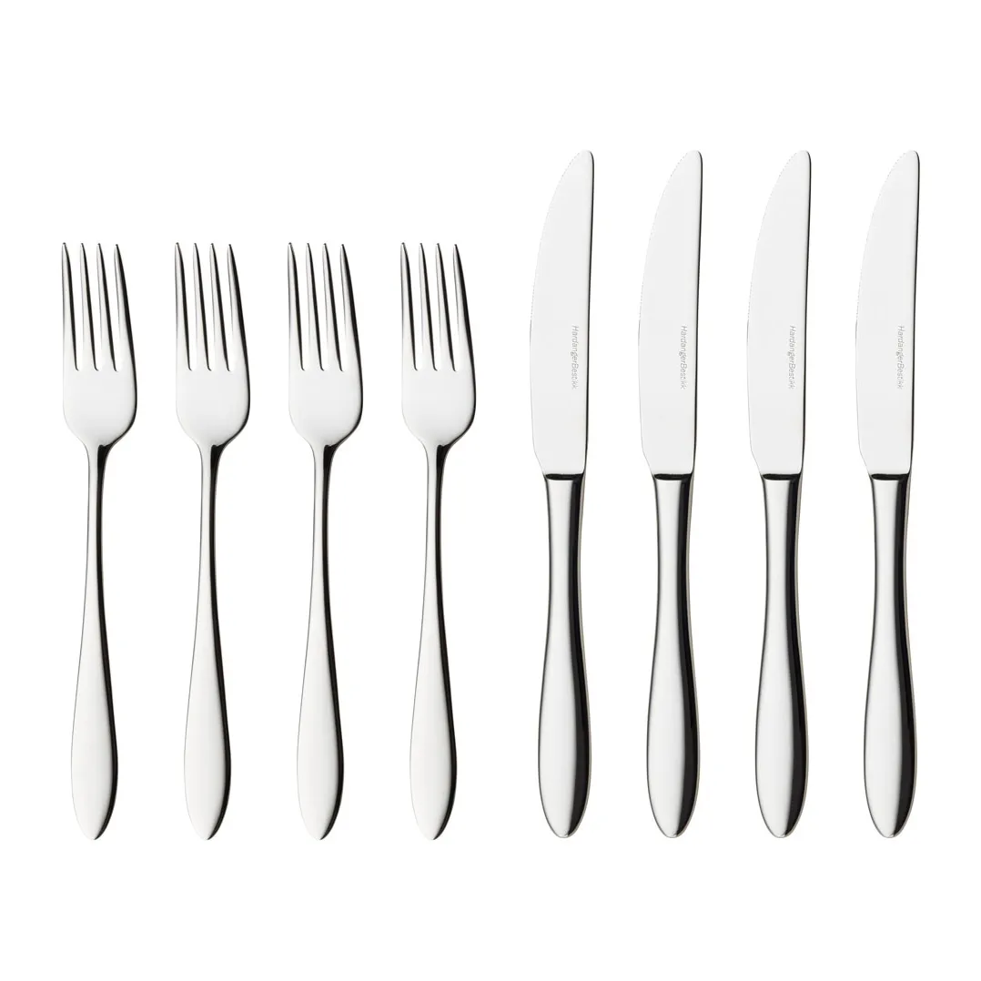 Sztućce do przystawek Fjord 8 szt., stal nierdzewna Hardanger Bestikk