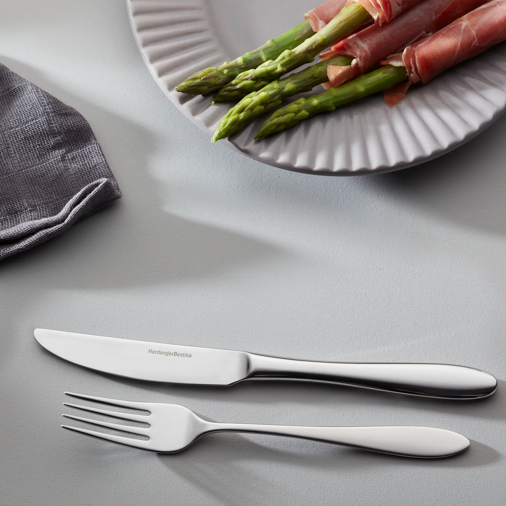 Sztućce do przystawek Fjord 8 szt., stal nierdzewna Hardanger Bestikk