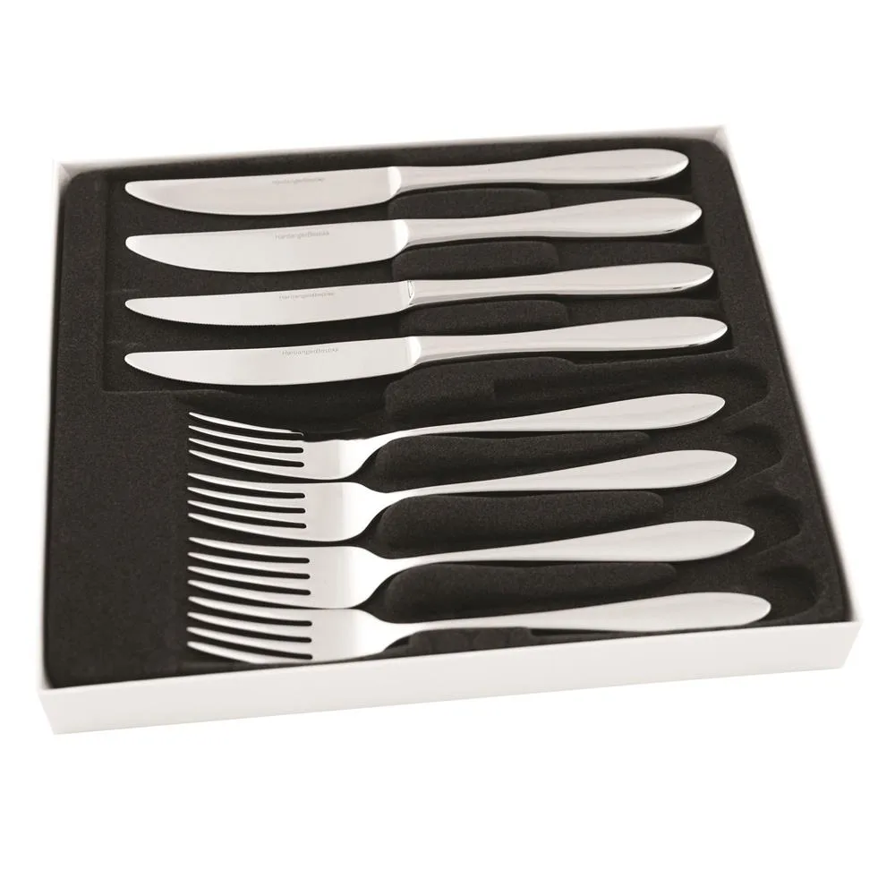 Sztućce do przystawek Fjord 8 szt., stal nierdzewna Hardanger Bestikk