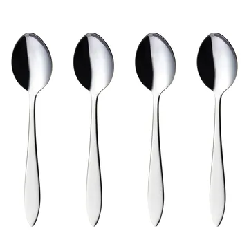 Łyżeczki deserowe Fjord 4 szt. - stal nierdzewna - Hardanger Bestikk