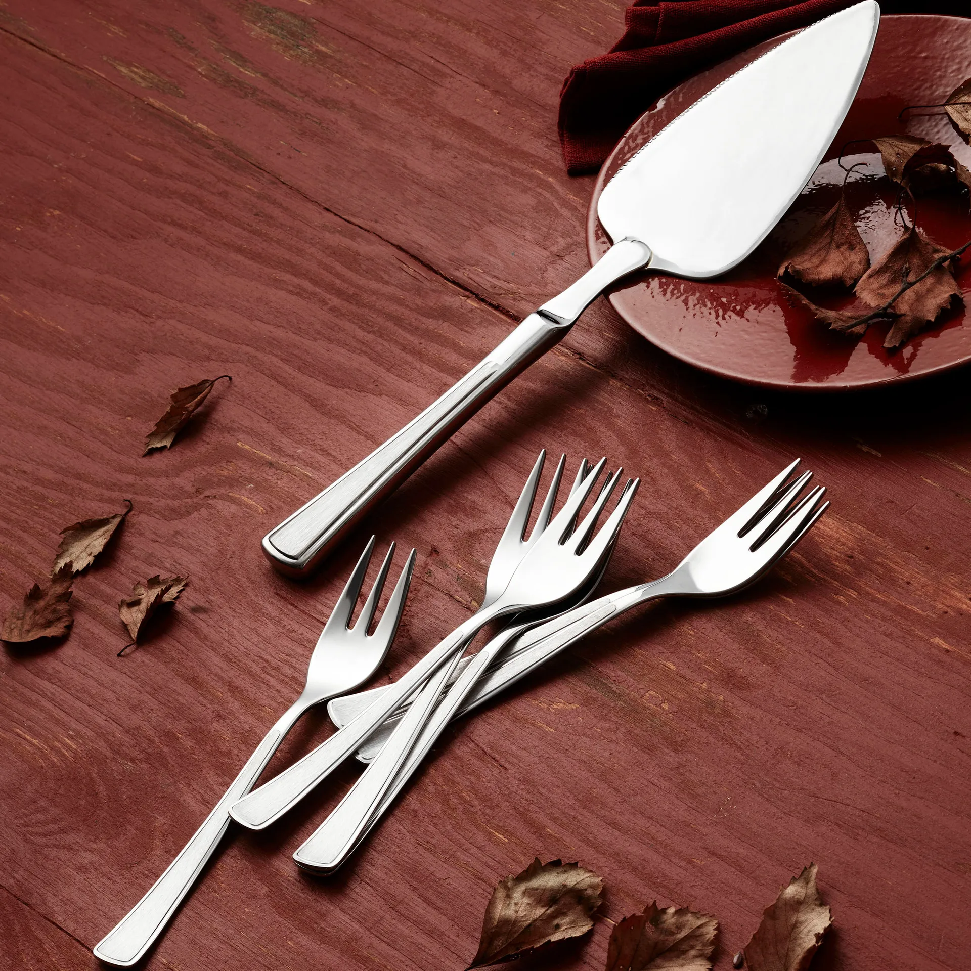 Zestaw do ciast Ramona 7 elementów, stal nierdzewna Hardanger Bestikk