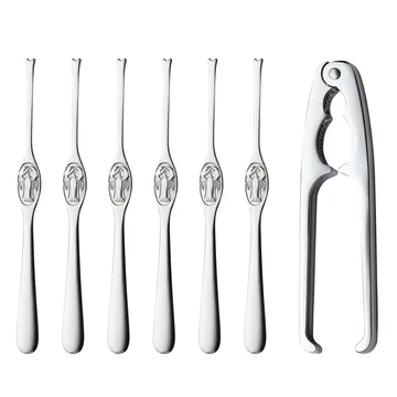 Zestaw do owoców morza Hardanger 7 części - Stal nierdzewna - Hardanger Bestikk