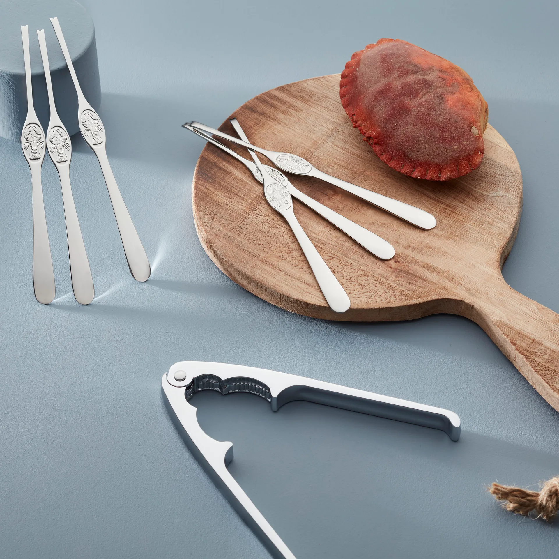 Zestaw do owoców morza Hardanger 7 części, Stal nierdzewna Hardanger Bestikk