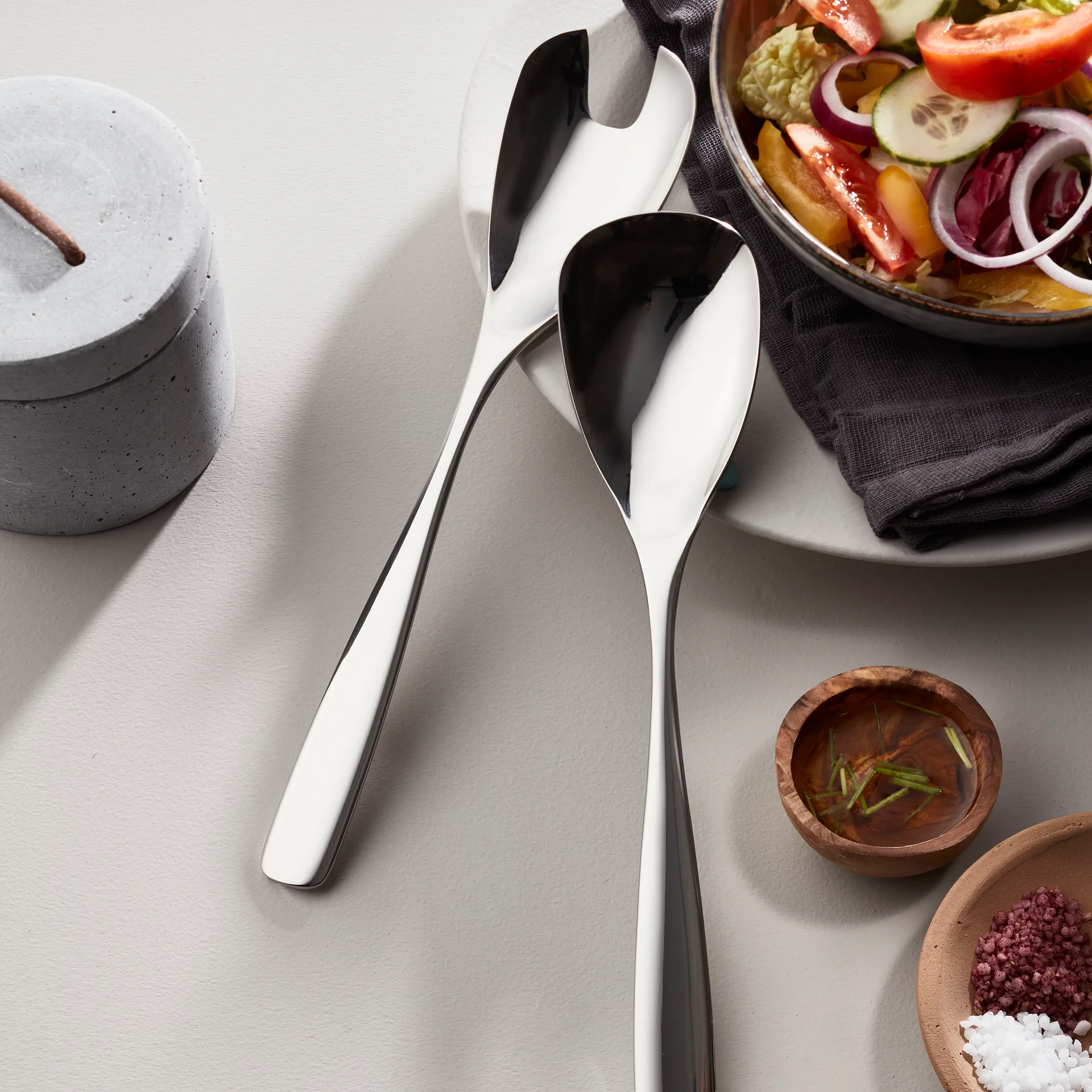 Zestaw do sałatek Hardanger 2 części, stal nierdzewna Hardanger Bestikk