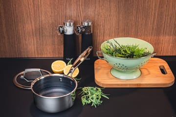 Garnek Hâws Santo Hybrid Coating z pokrywką 1,5 L - Stal nierdzewna - Hâws