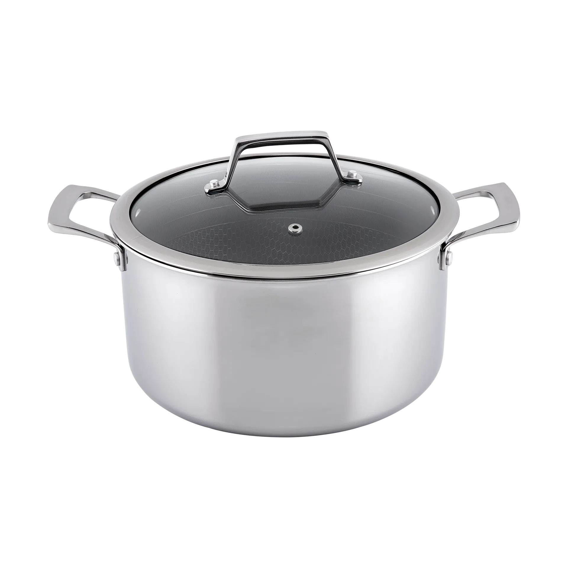 Garnek Hâws Santo Hybrid Coating z pokrywką 5,8 L, Stal nierdzewna Hâws