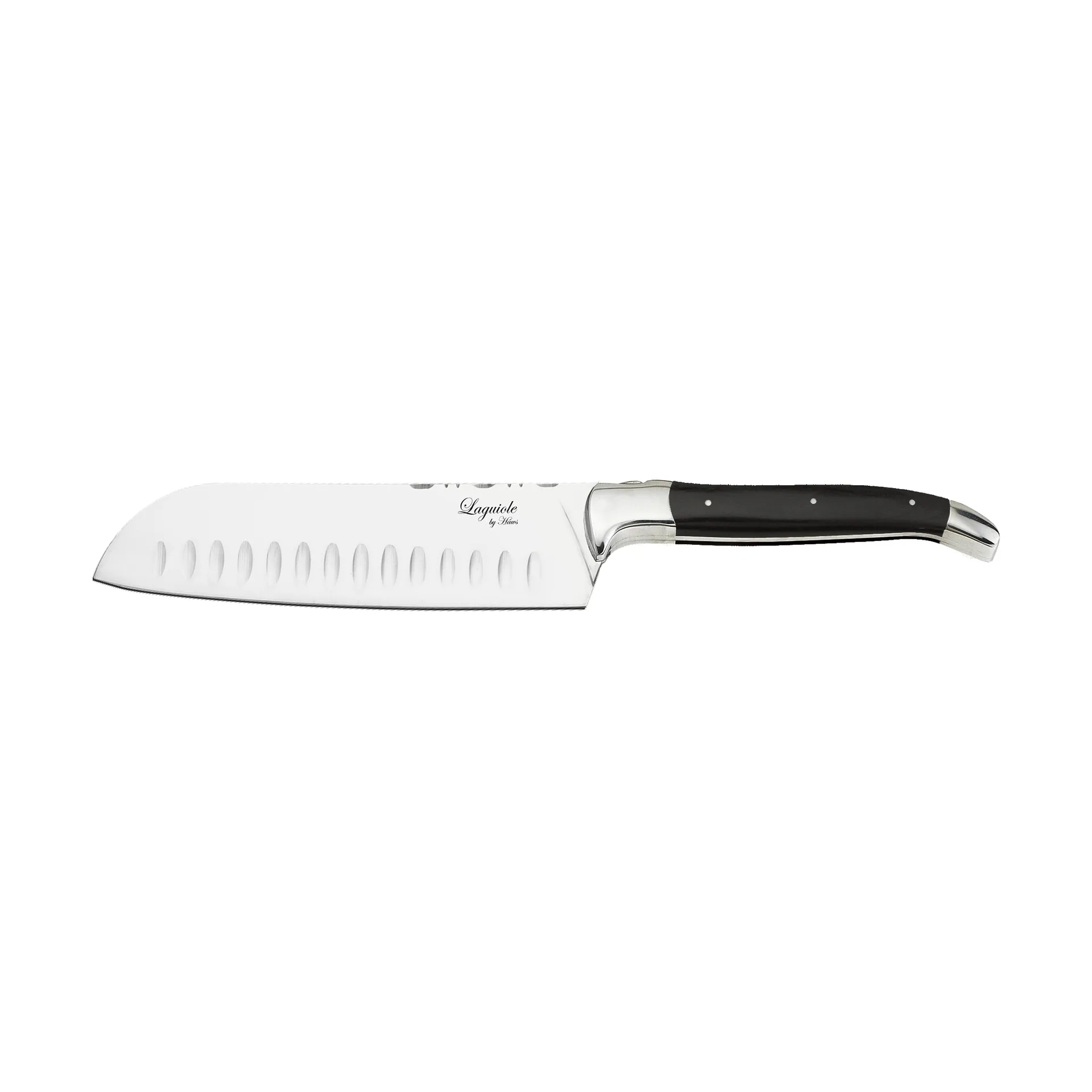 Nóż santoku Laguiole by Hâws 19 cm, Czarny Hâws