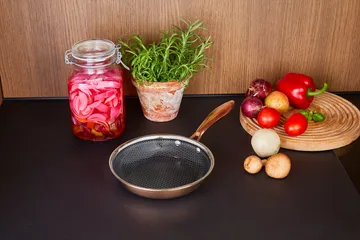 Patelnia z powłoką hybrydową Hâws Santo, różowe złoto - Ø20 cm - Hâws