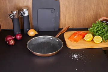 Patelnia z powłoką hybrydową Hâws Santo, różowe złoto - Ø24 cm - Hâws