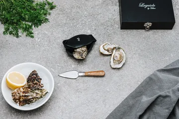 Zestaw do ostryg Laguiole by Hâws, 2-częściowy - Drzewo oliwne-stal nierdzewna - Hâws