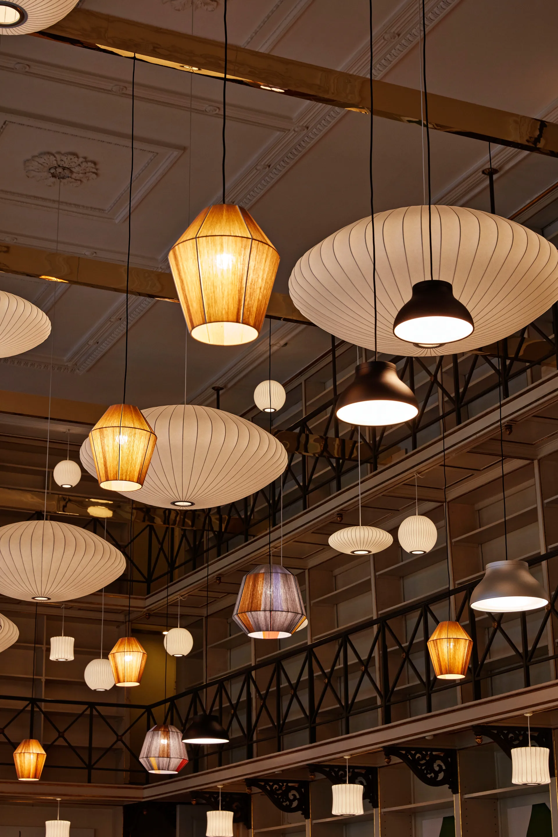 Abażur Bonbon Shade Ø32 cm, Żółty melanż HAY