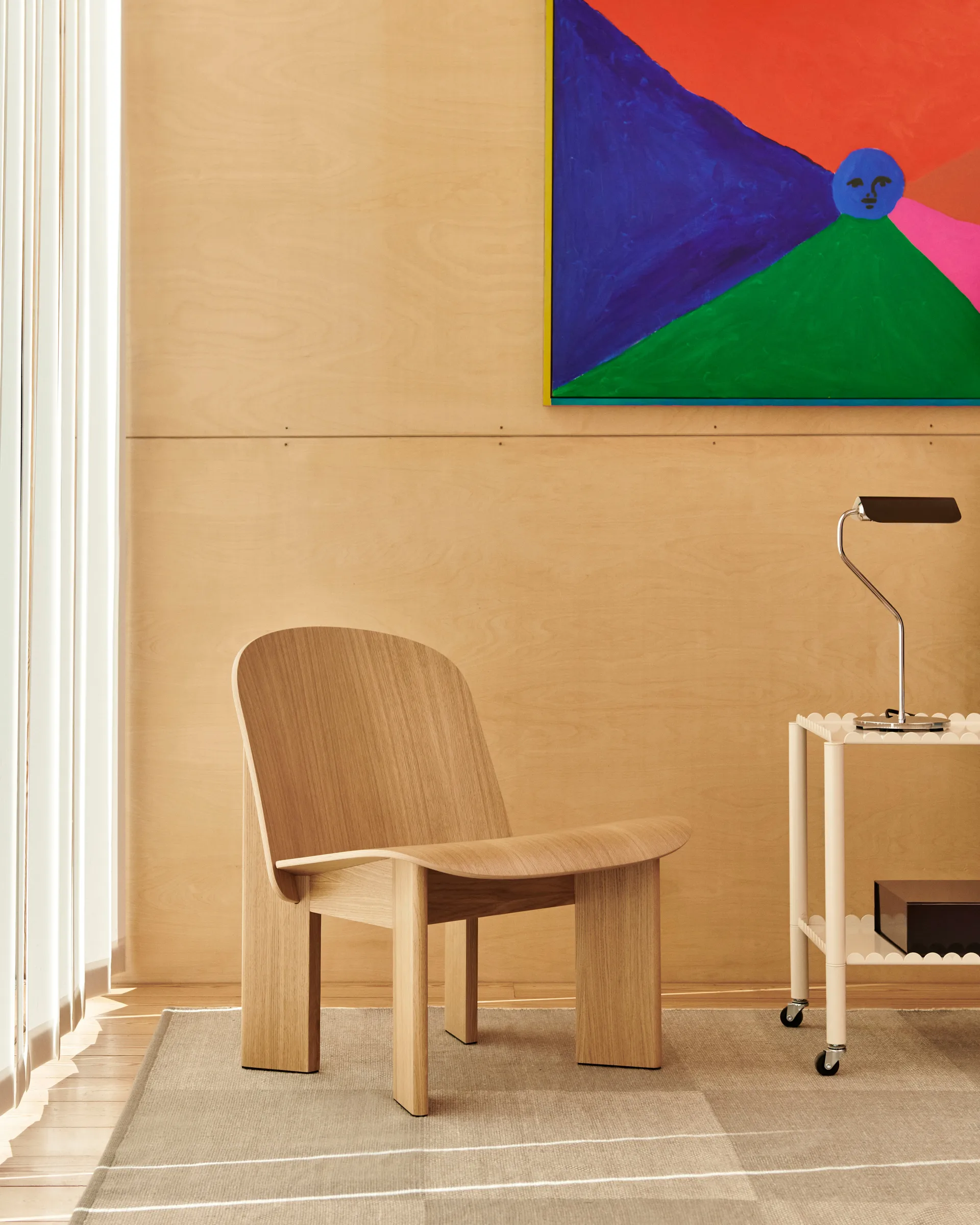 Apex lampa stołowa, Iron black HAY