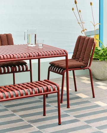 Ławka 120x42 cm Palissade   - Iron red - HAY