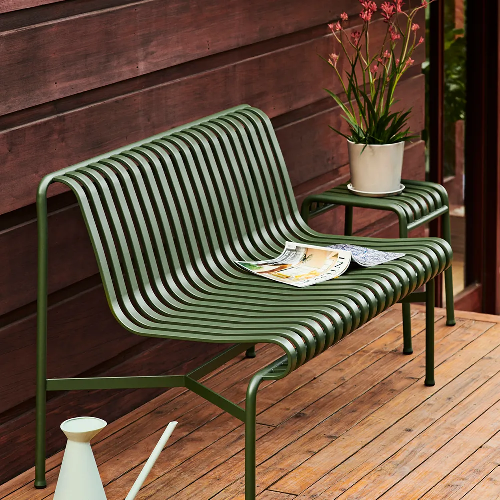 Ławka bez podłokietników Palissade Dining, Olive HAY