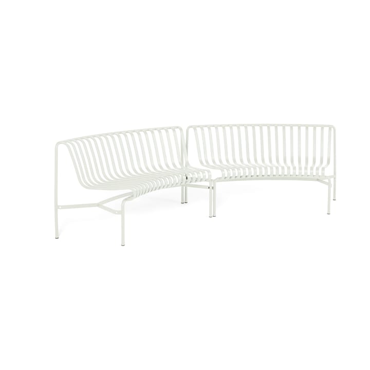 Ławka parkowa in-in Palissade Dining   - Cream white - HAY