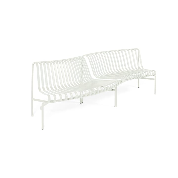 Ławka parkowa in-out Palissade Dining   - Cream white - HAY