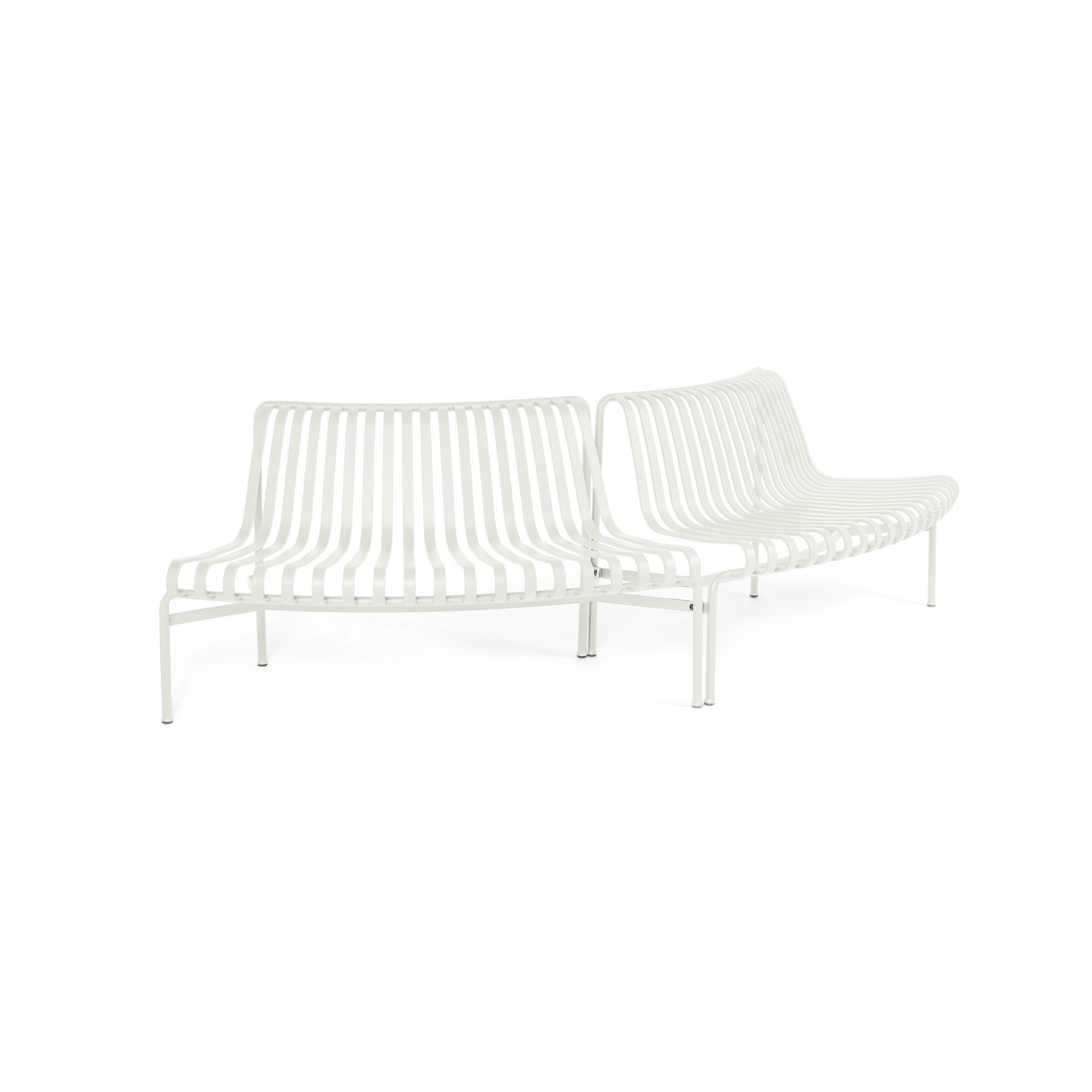 HAY Ławka parkowa out-out Palissade Dining Cream white