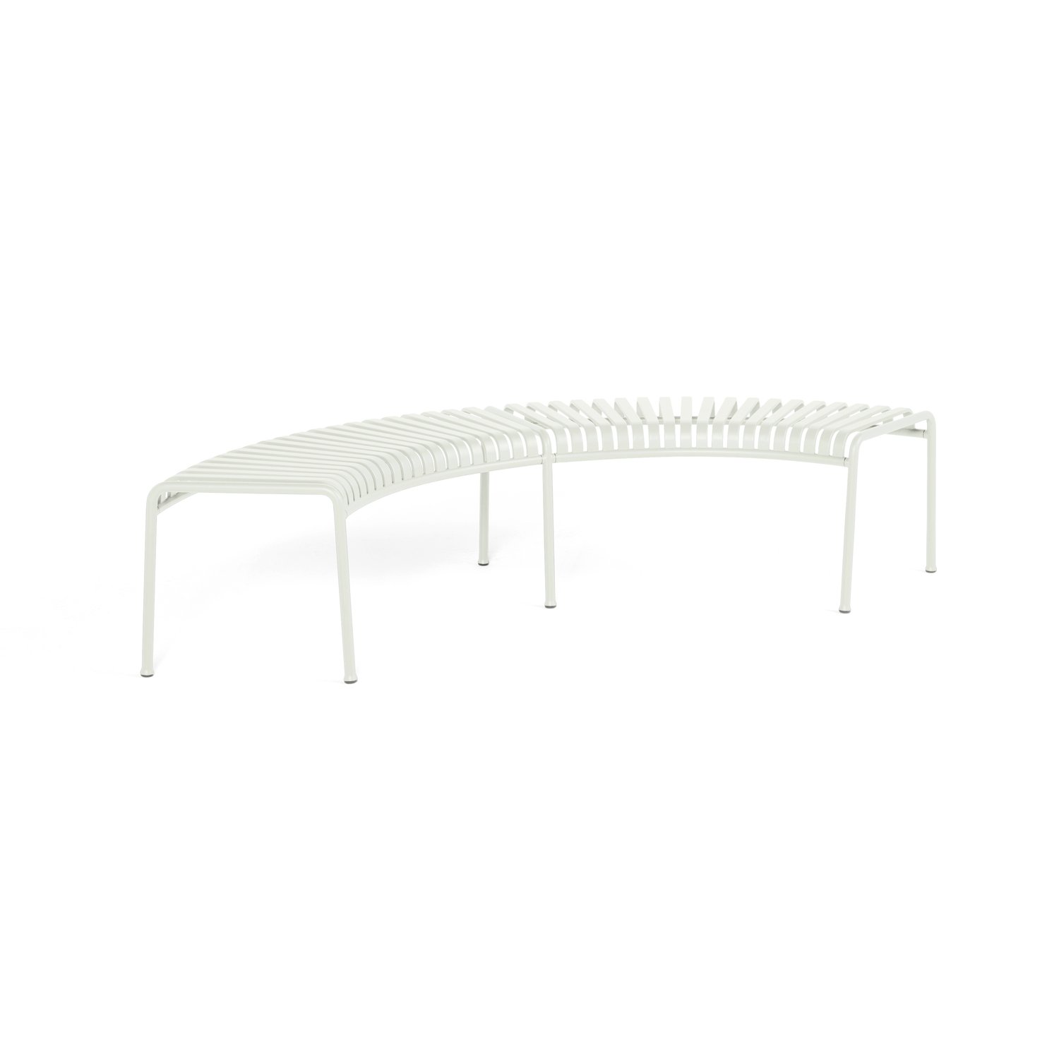 HAY Ławka parkowa Palissade Cream white | Skandynawski Design | Biały