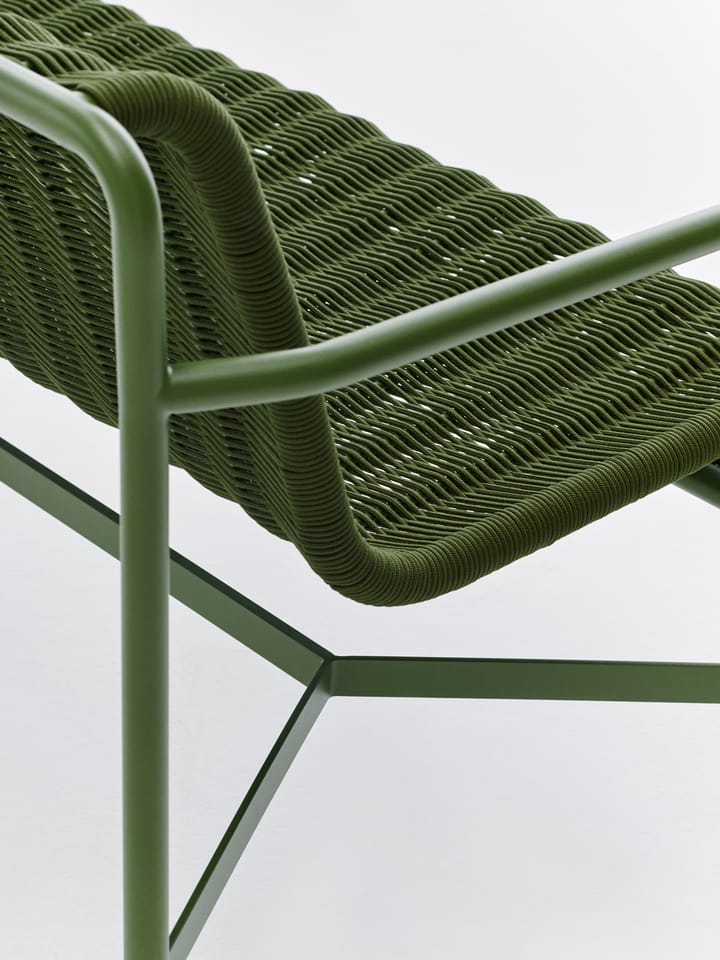 Ławka z podłokietnikami Palissade Cord Dining  , Olive HAY