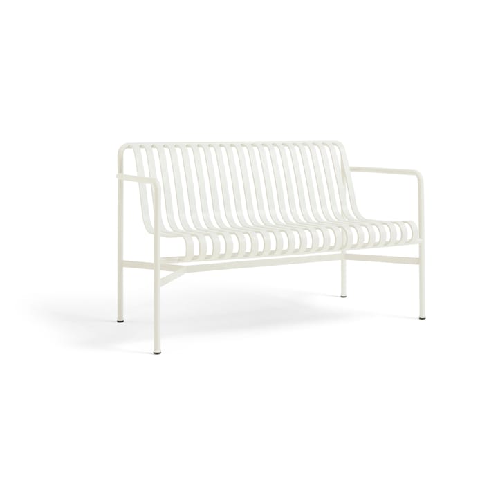 Ławka z podłokietnikami Palissade Dining   - Cream white - HAY