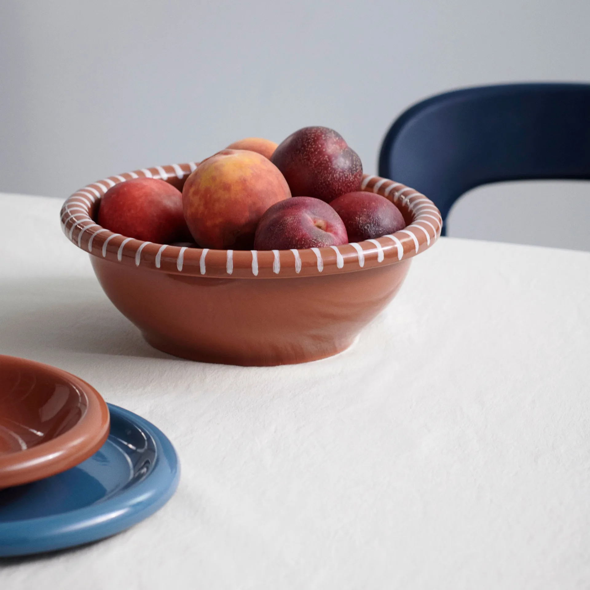 Barro miska sałatkowa, Natural with stripes, Ø26 cm HAY