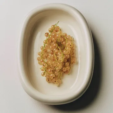 Barro owalny półmisek - Off-white, small 20x27,5 cm - HAY