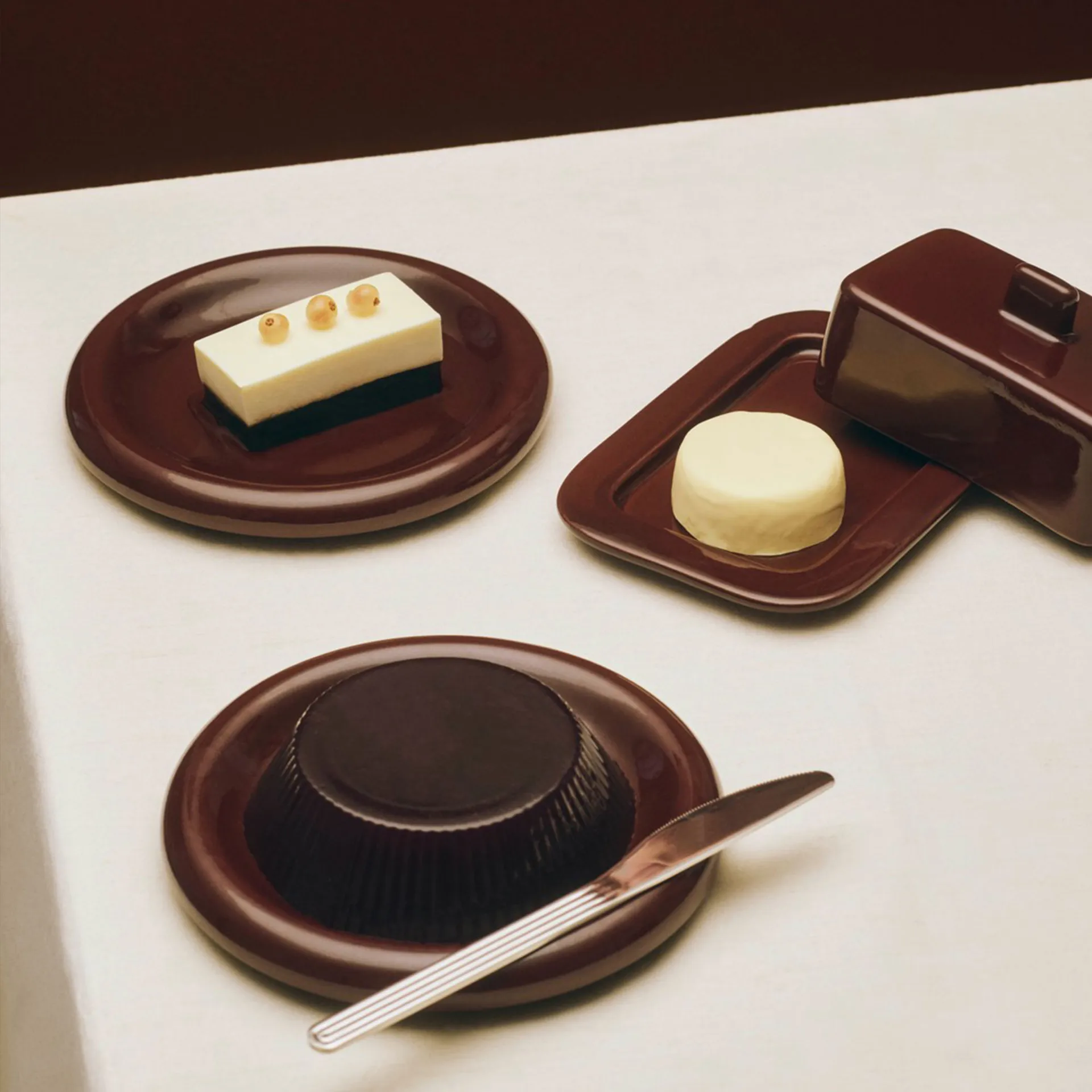 Barro talerz, Burgundy, Ø18 cm, 2-pak HAY