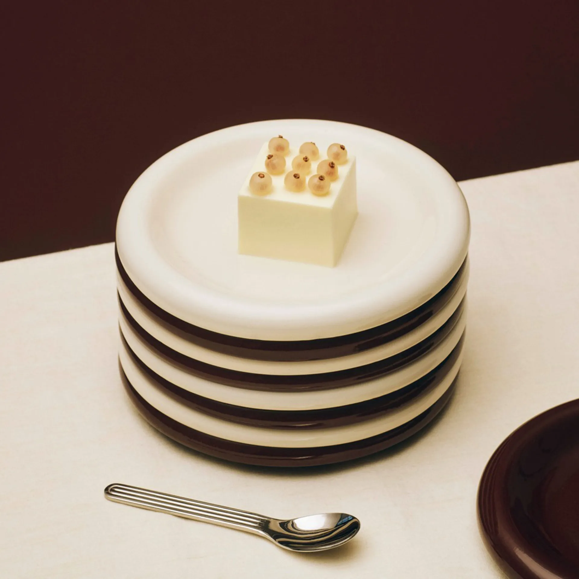 Barro talerz, Pistacjowy, Ø24 cm, zestaw 2 szt. HAY