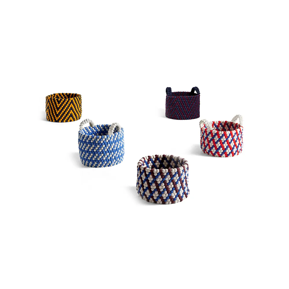 Bead kosz z uchwytem, blue dash, large HAY