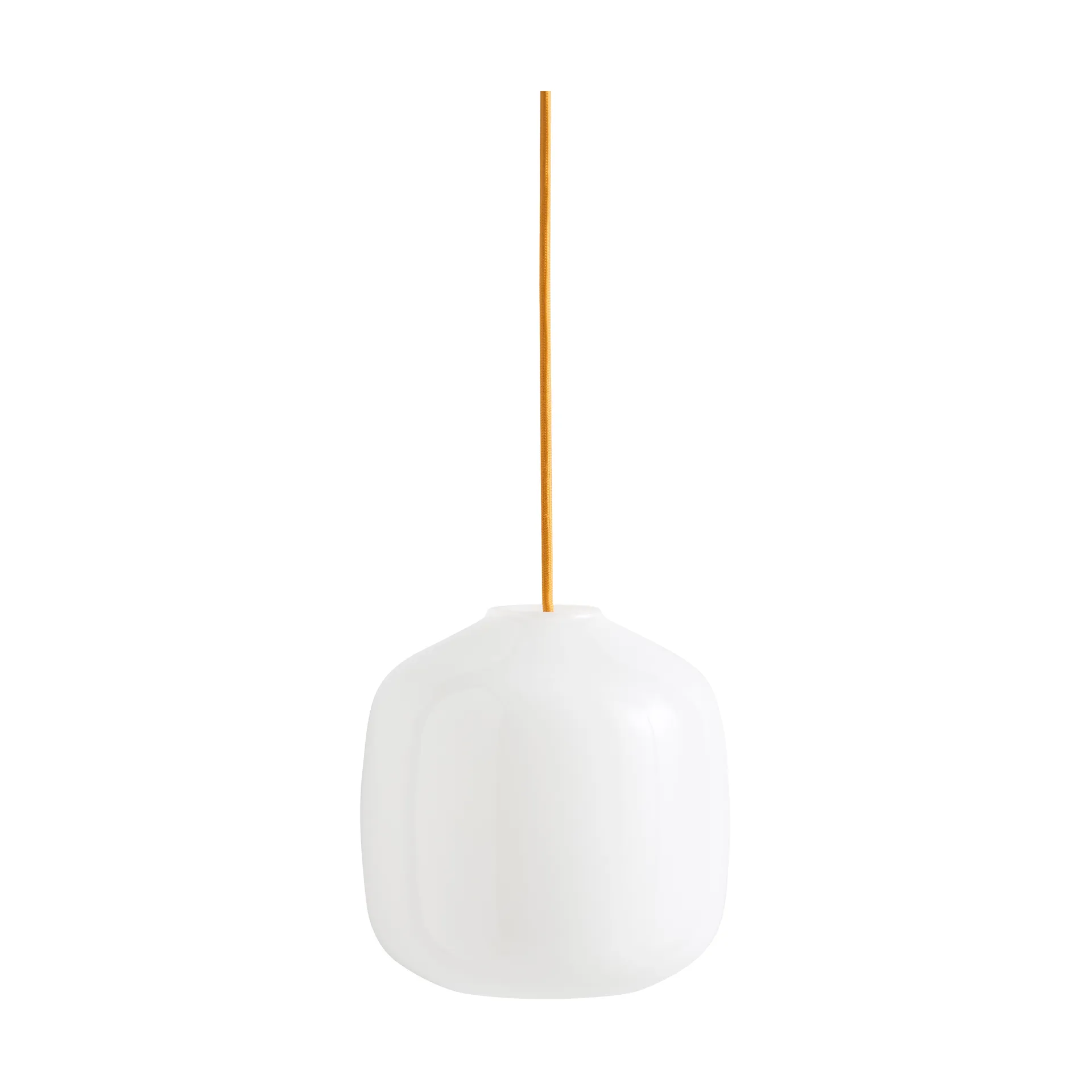 Buoy lampa wisząca Ø20 cm, Opal glass-amber yellow HAY