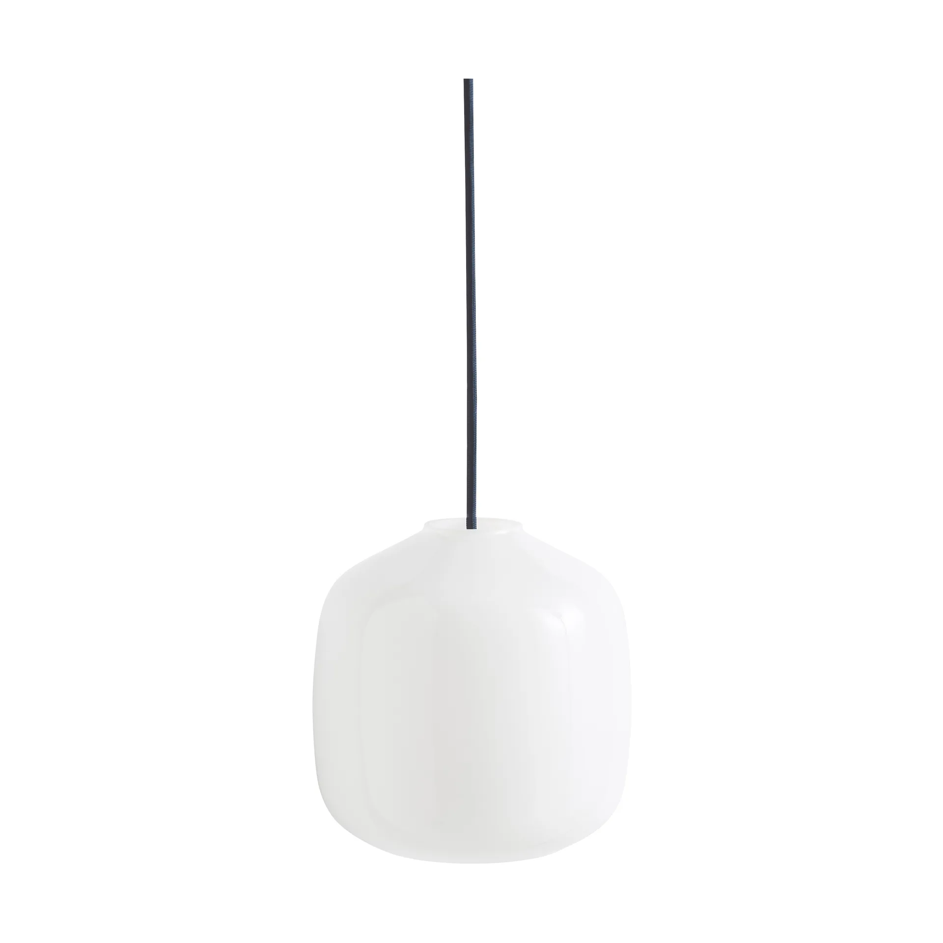 Buoy lampa wisząca Ø20 cm, Opal glass-anthracite blue HAY