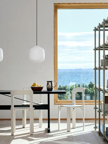 Buoy lampa wisząca Ø30 cm - Opal glass-beton grey - HAY
