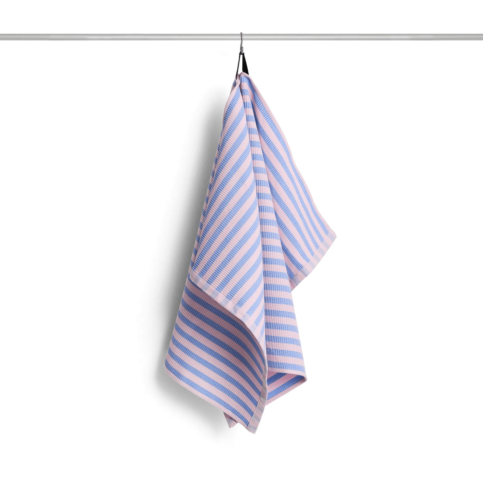 Canteen ręcznik kuchenny 52x80 cm, Sky blue-light pink block stripe HAY