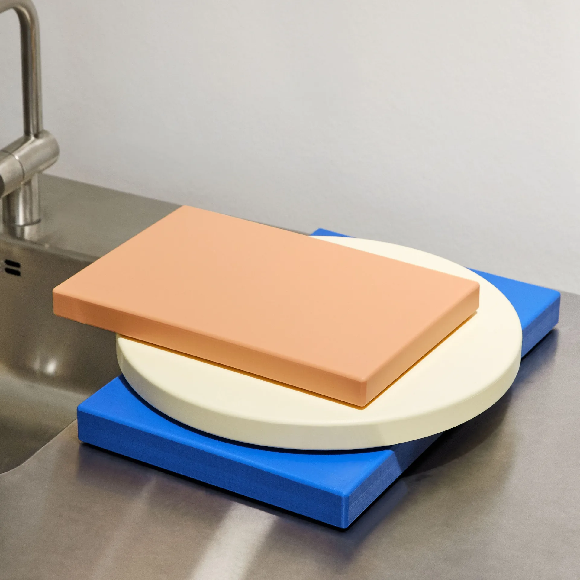 Chopping Board deska do krojenia L Ø34 cm, Off-white HAY