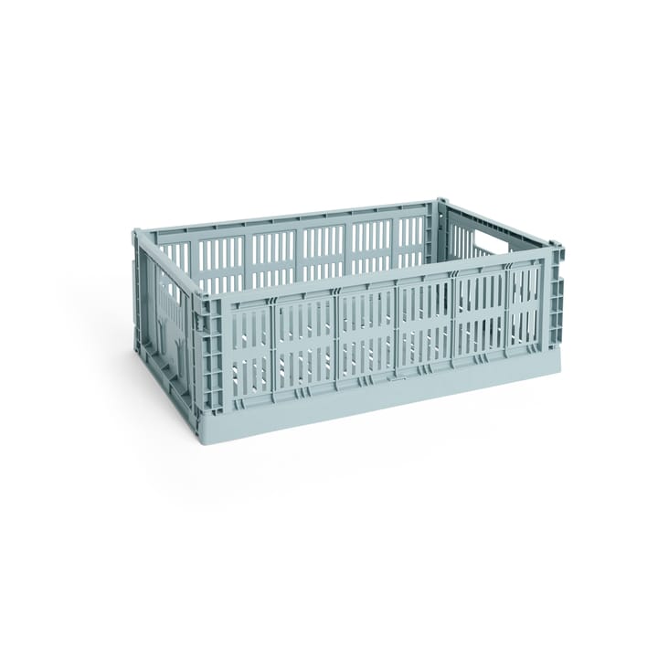 Colour Crate L 34,5x53 cm - Dusty blue - HAY