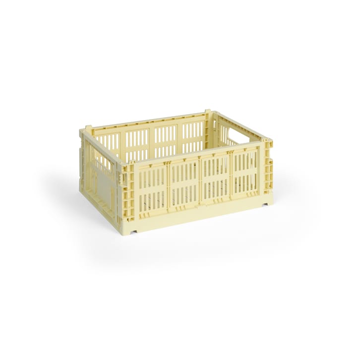 Colour Crate M 26,5x34,5 cm - Light yellow - HAY