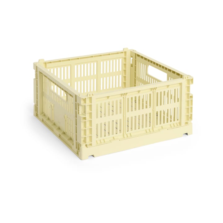 Colour Crate M Square 29,5x29,5 cm - Light yellow - HAY